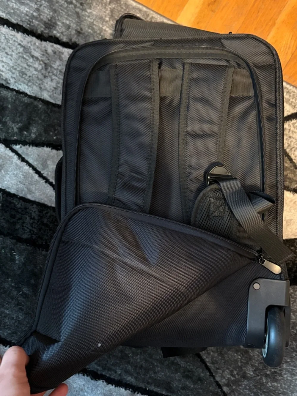 Keeler Black Men's Travel Backpack